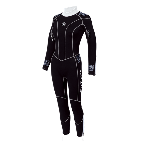 【WOMEN】AQUA LUNG 5MM-SUPER-STRETCH-SUITS WET SUITS『アクアラング　5.5MMプレザント・ウェットスーツ』