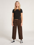 VOLCOM ボルコム WHAWHAT CHINO PANT - DARK BROWN