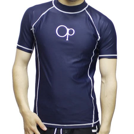 OceanPacificオーシャンパシフィック　メンズ 半袖 ラッシュガード ショートスリーブ アクアシャツ